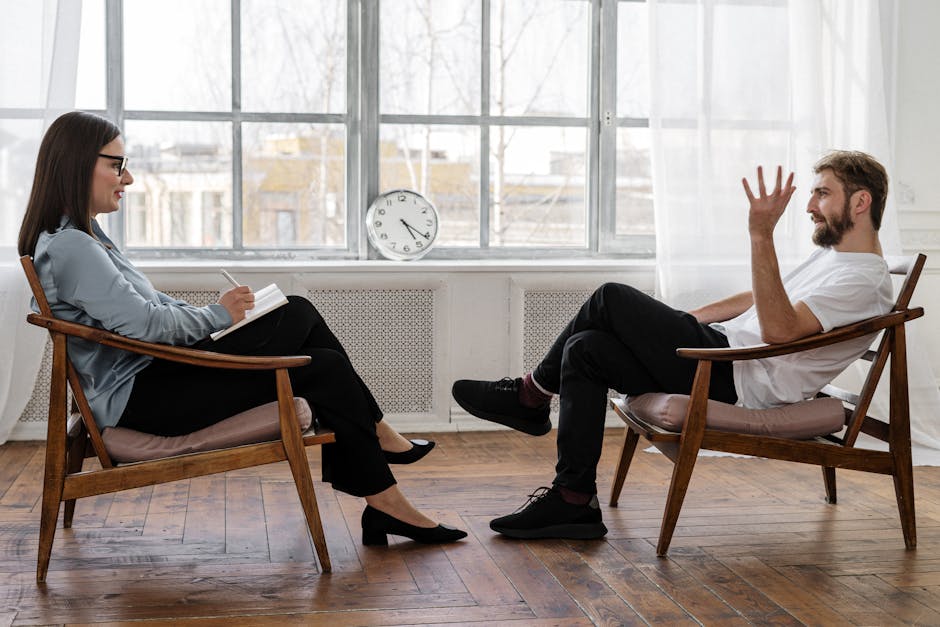 People in a discussion